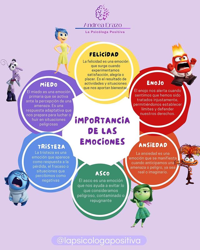 Post de instagram que menciona la importancia de las emociones